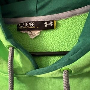 Under Armour Lime and Teal Hoodie